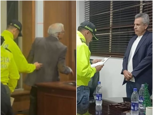 Los exministros de Hacienda, Ricardo Bonilla; y del Interior, Luis Fernando Velasco, capturados por el saqueo a la UNGRD y el INVIAS. Ordenó su reclusión especial en la cárcel La Picota.