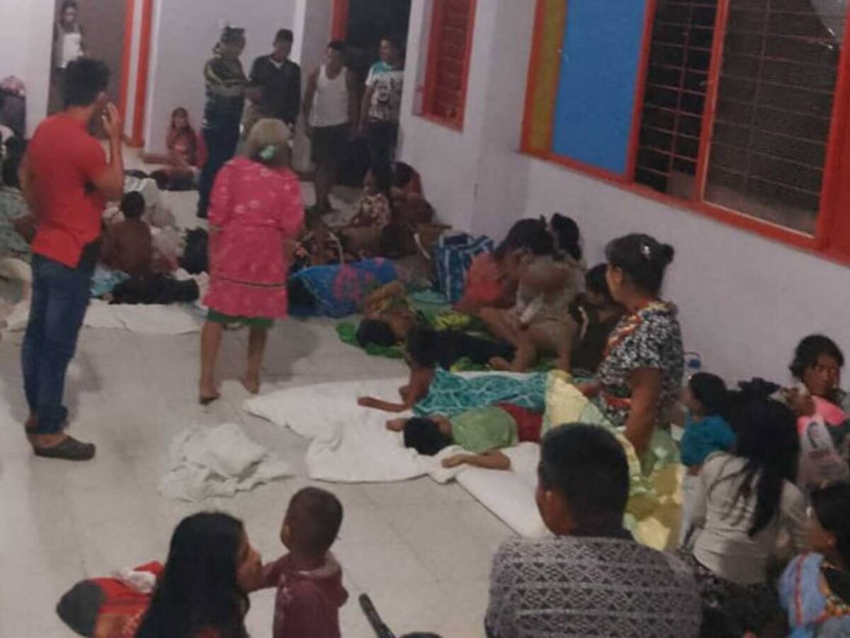 Denuncian falta de atención para los indígenas desplazados en Risaralda
