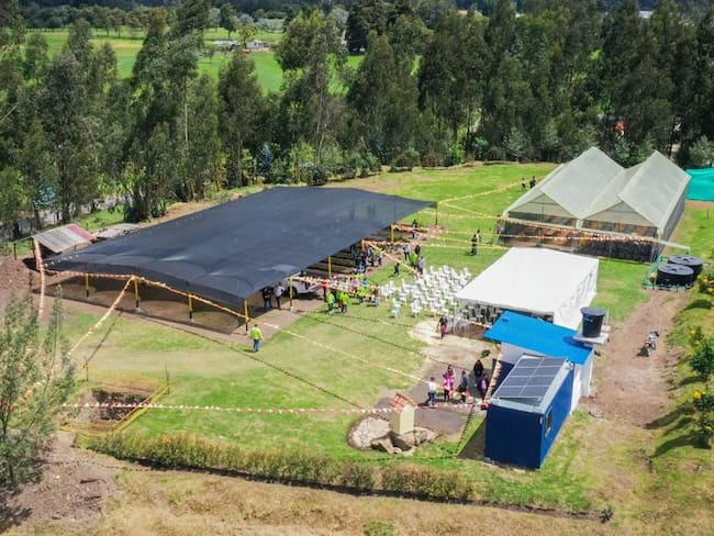 Vivero para 50 especies de árboles en Tenjo.