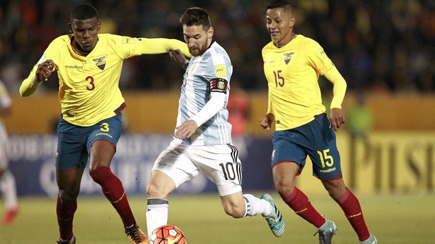 Messi logró remontar el partido contra Ecuador con una tripleta y contribuyó para clasificar a la Selección Argentina al Mundial de Rusia 2018. Foto: Agencia EFE