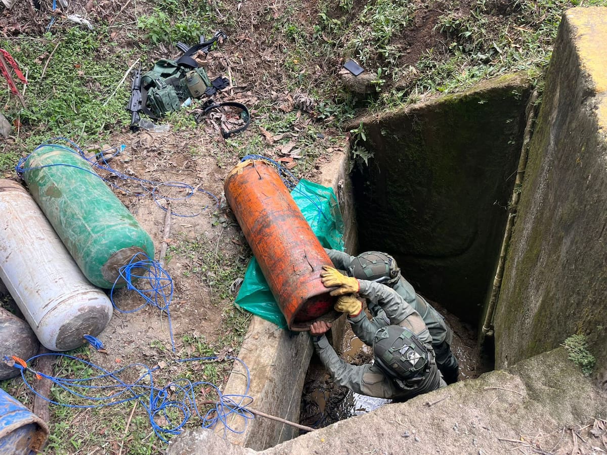 Con más de 600 kilos de explosivos se iba a perpetrar otro ataque terrorista en el Cauca