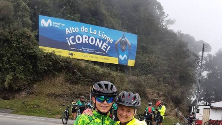 Cierre de la vía la línea por competencia ciclística