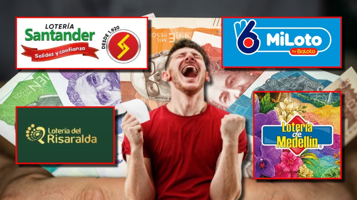 Resultados de Lotería de Medellín, Santander, Risaralda y MiLoto HOY 28 de agosto de 2026