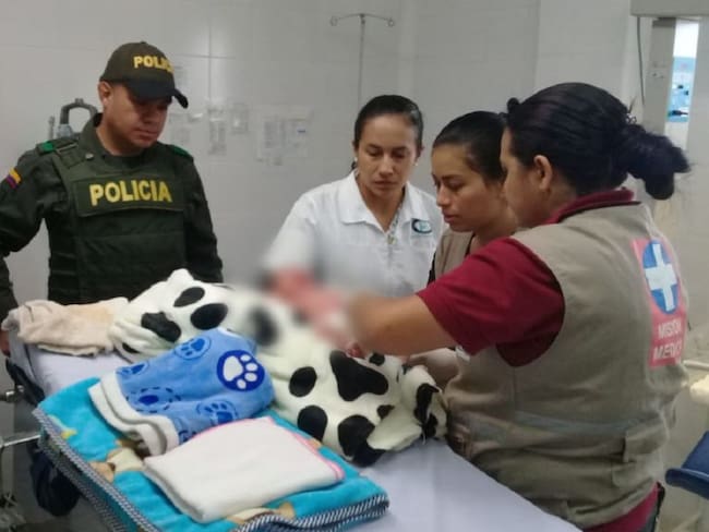 Rescatan bebé que fue abandonado en Toledo, Antioquia