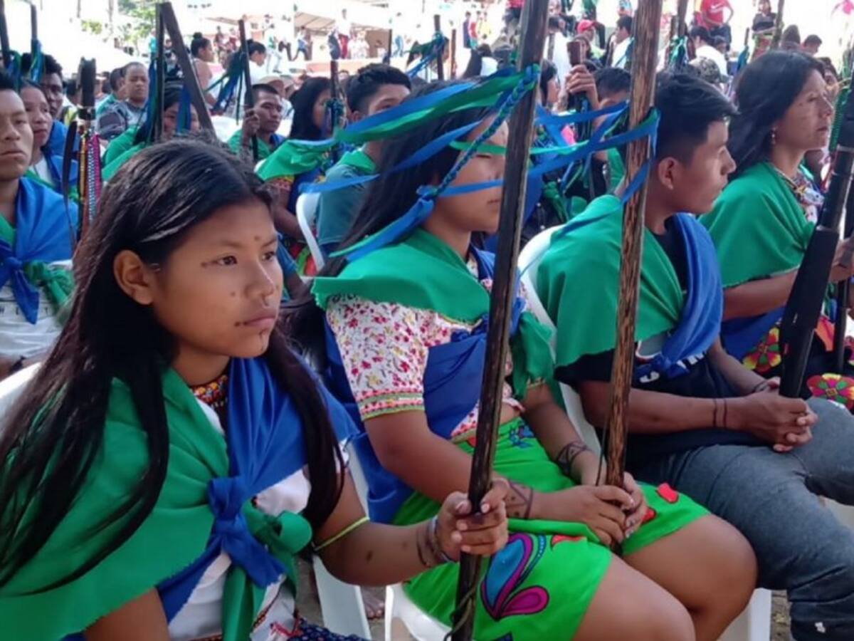 Líderes de las Farc le pidieron perdón a indígenas emberá en Dabeiba