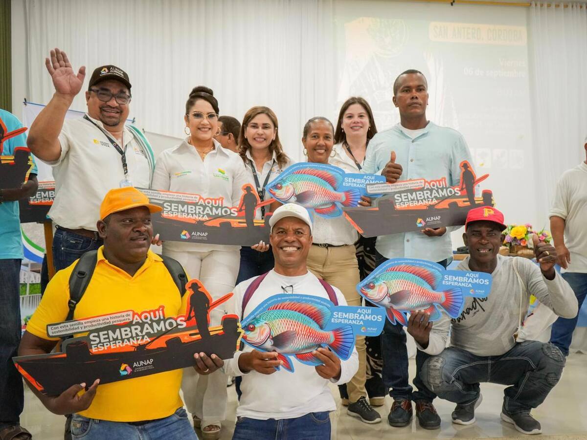 Aunap aumentará el presupuesto para proyectos con comunidades pesqueras en Córdoba
