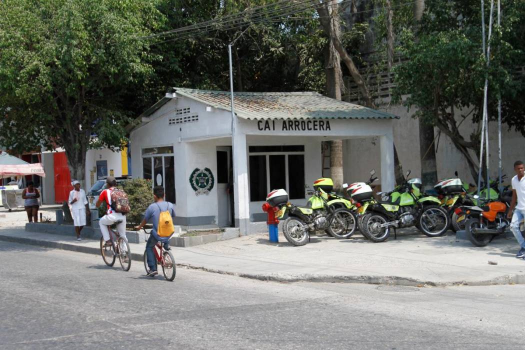 Colprensa- Capturas en el barrio Olaya
