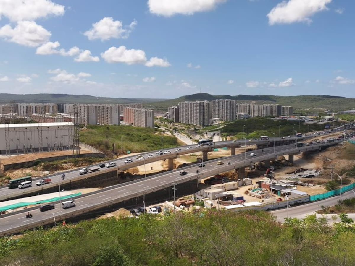 Habilitan segundo puente del intercambiador en la Circunvalar a la altura de Alameda