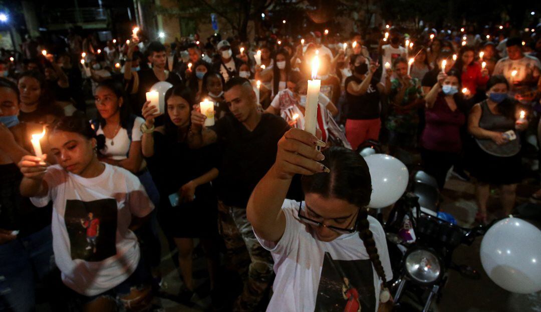 Manifestación por el fin de la represión en Colombia 