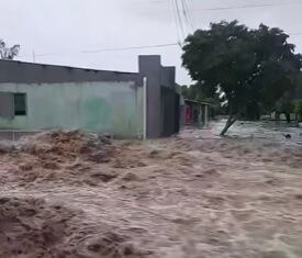 Inundaciones en Plato, Magdalena / Foto tomada de video cortesía