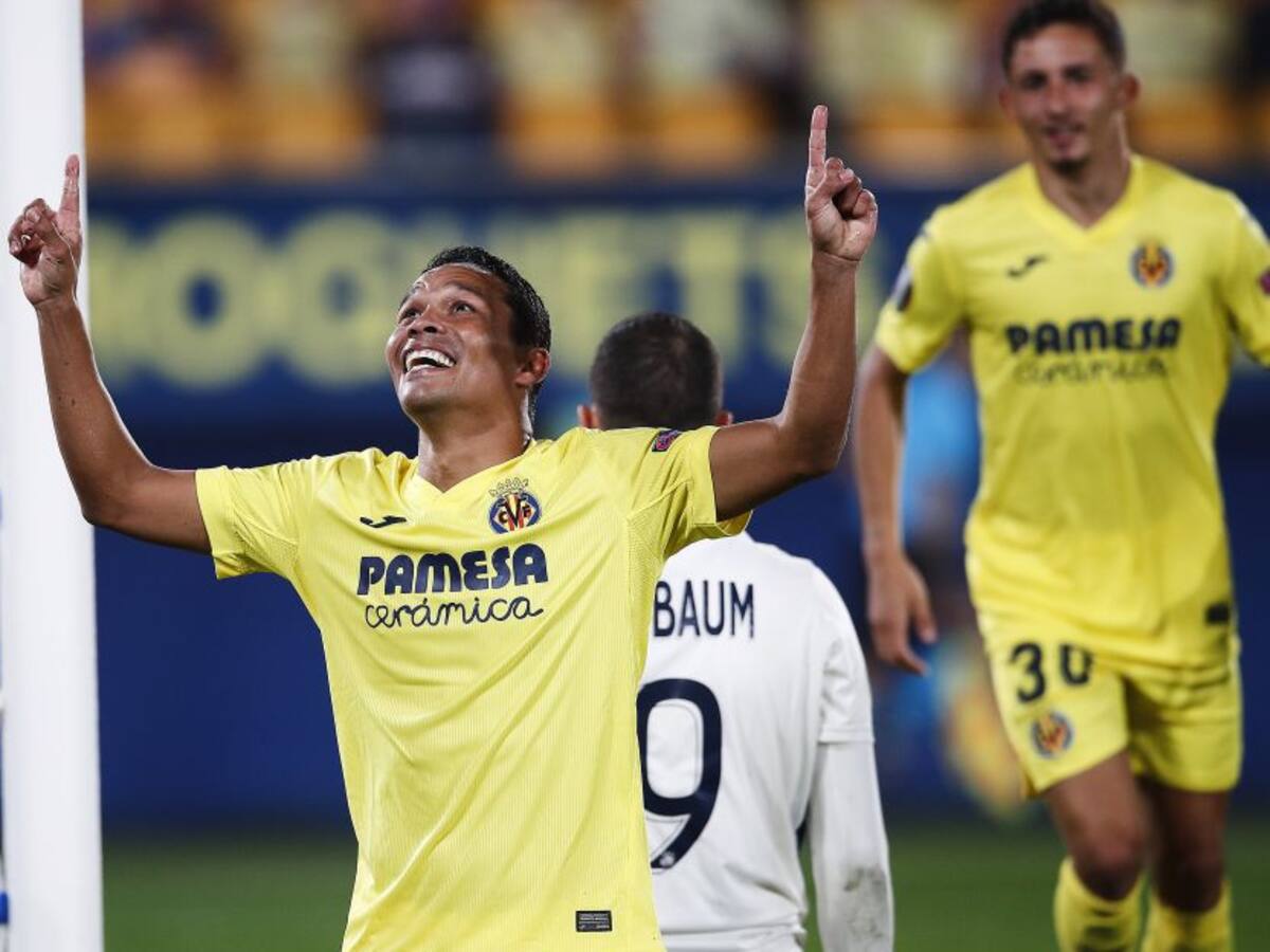 Doblete y asistencia de Carlos Bacca en la Europa League con Villarreal