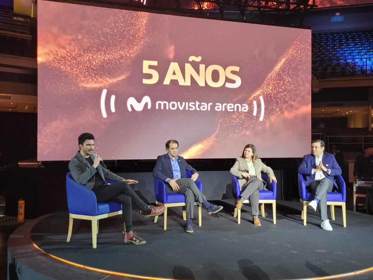 El icónico Movistar Arena cumple cinco años de espectáculos