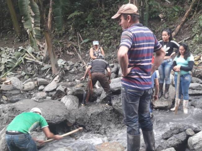 Infructuosa búsqueda de menor arrastrada por una quebrada en Tolima