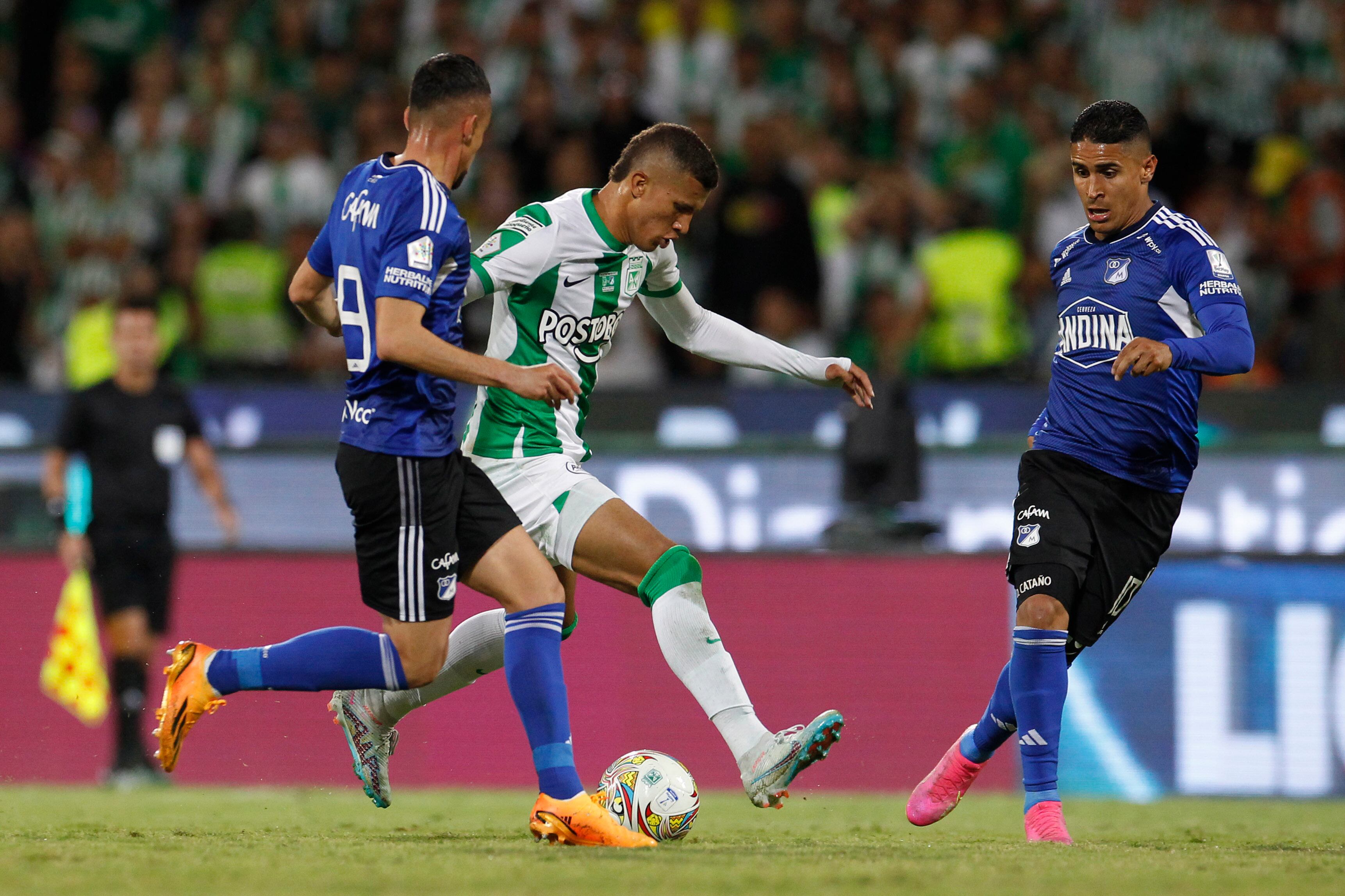 Duelo de ida de la gran final entre Atlético Nacional y Millonarios / Diario AS Colombia