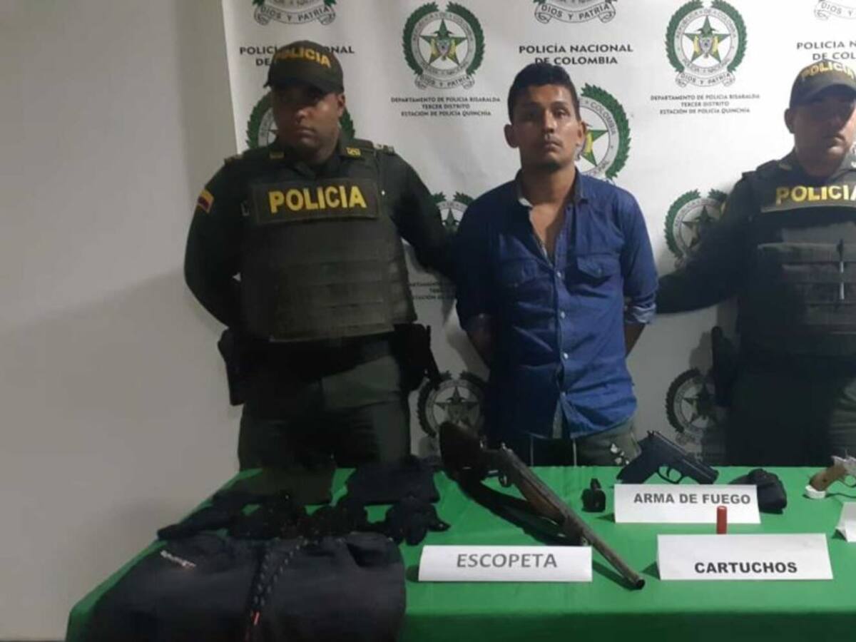 Capturan hombre sindicado de desplazamiento forzado en Risaralda