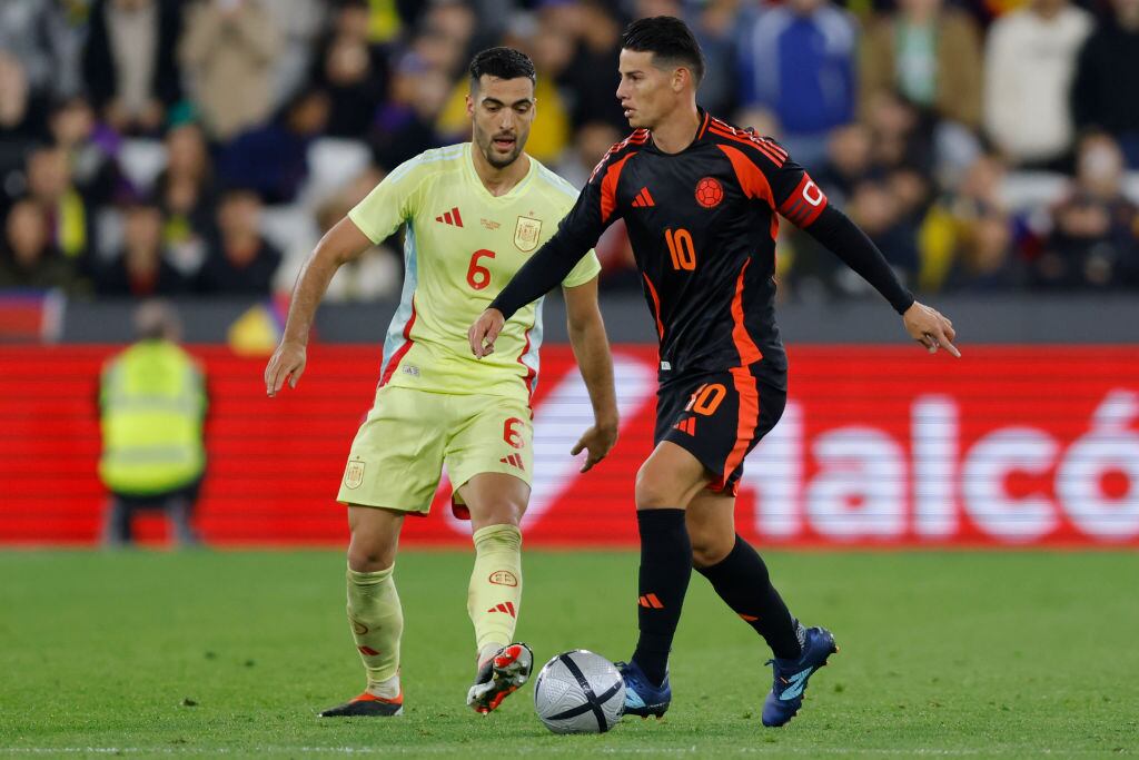 James Rodríguez inició como suplente contra España / Getty Images