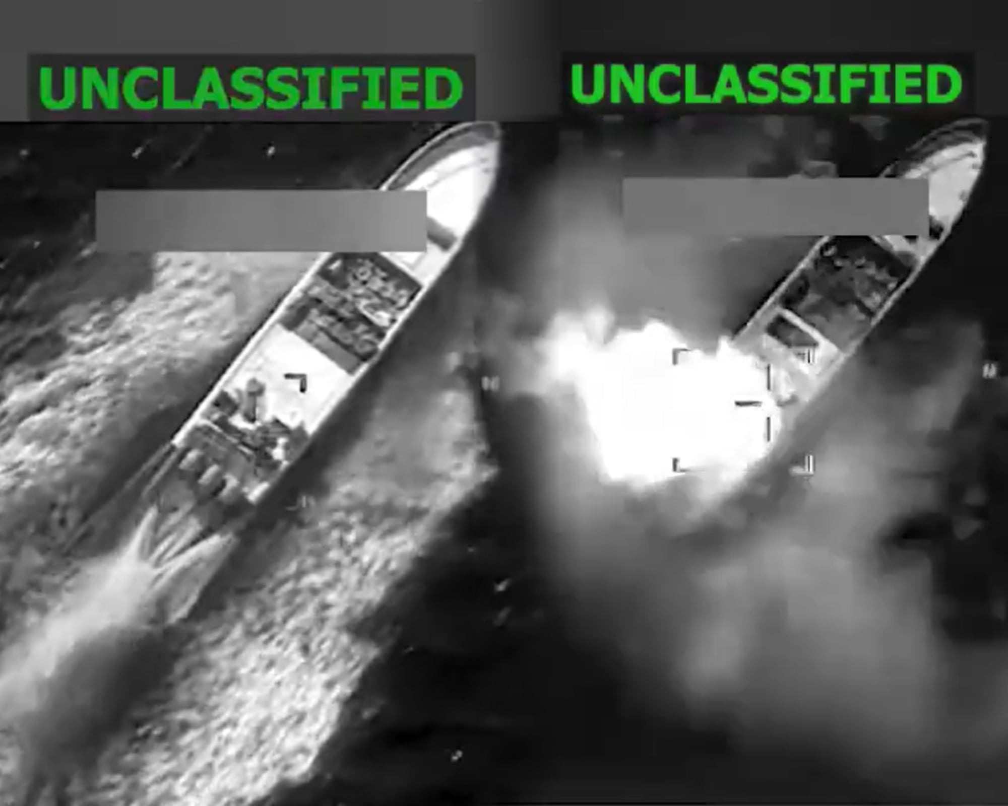 El “ataque cinético” registrado en el Océano Pacífico eleva a 130 las víctimas por los operativos contra el narcotráfico de Washington en la región.
(Foto: Cortesía Departamento de Guerra de Estados Unidos )