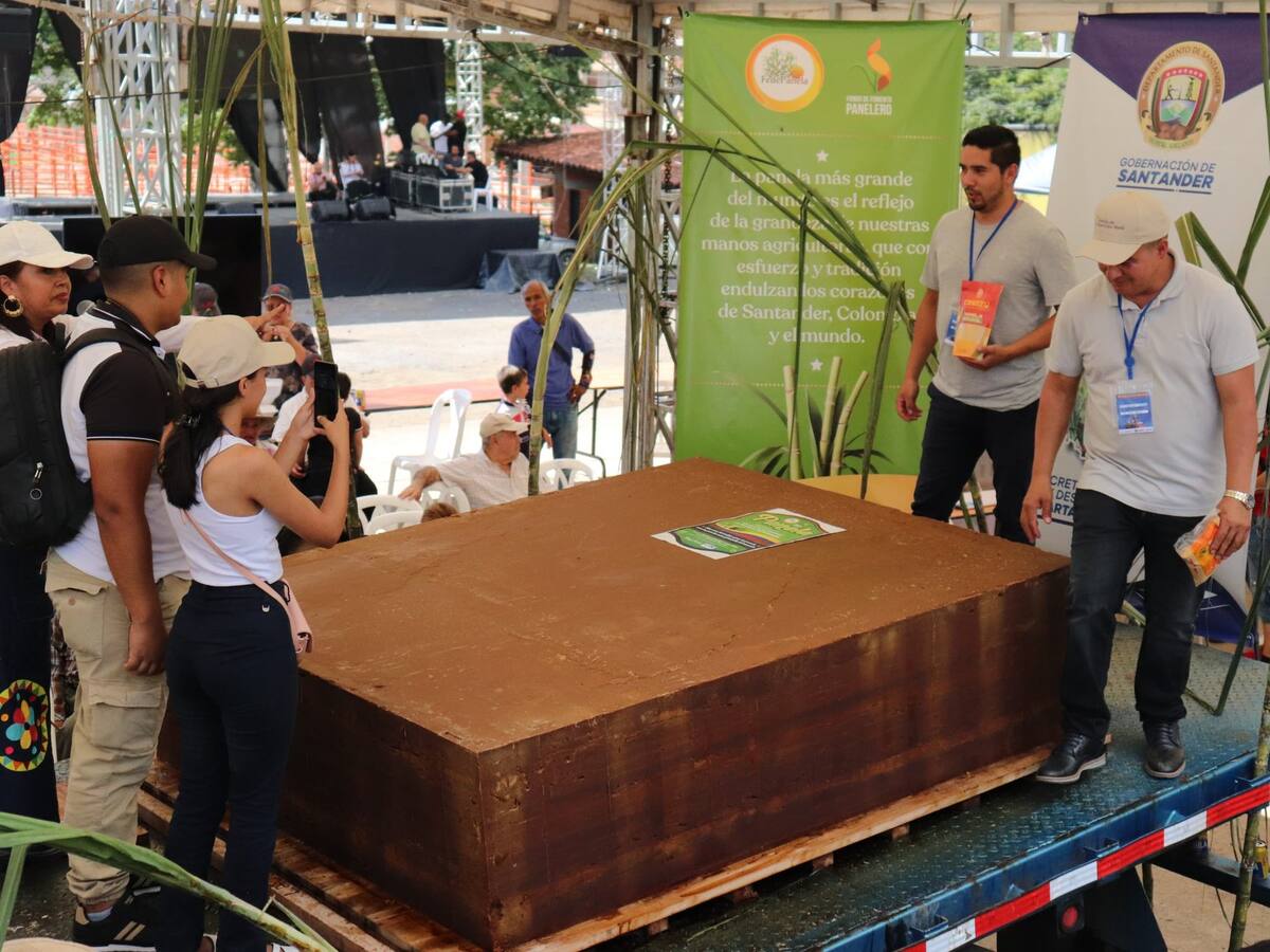 ¡Récord Guinness! La panela orgánica más grande del mundo se creó en el Panela Fest