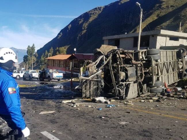Accidente de tránsito en Ecuador 