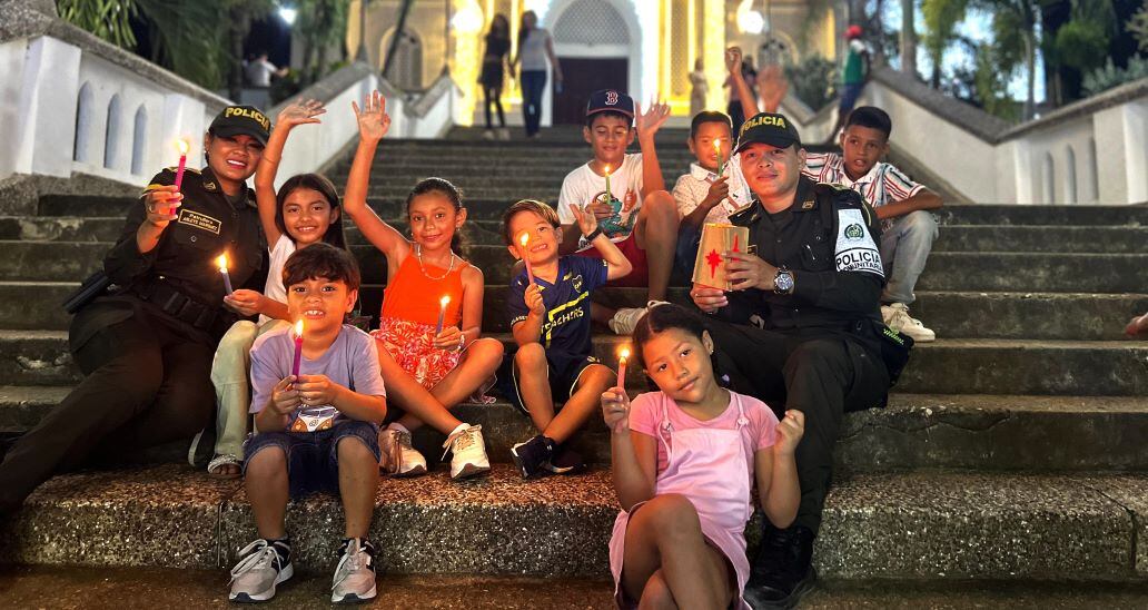 Día de Velitas | La Policía de Bolívar protege el espíritu de la tradición