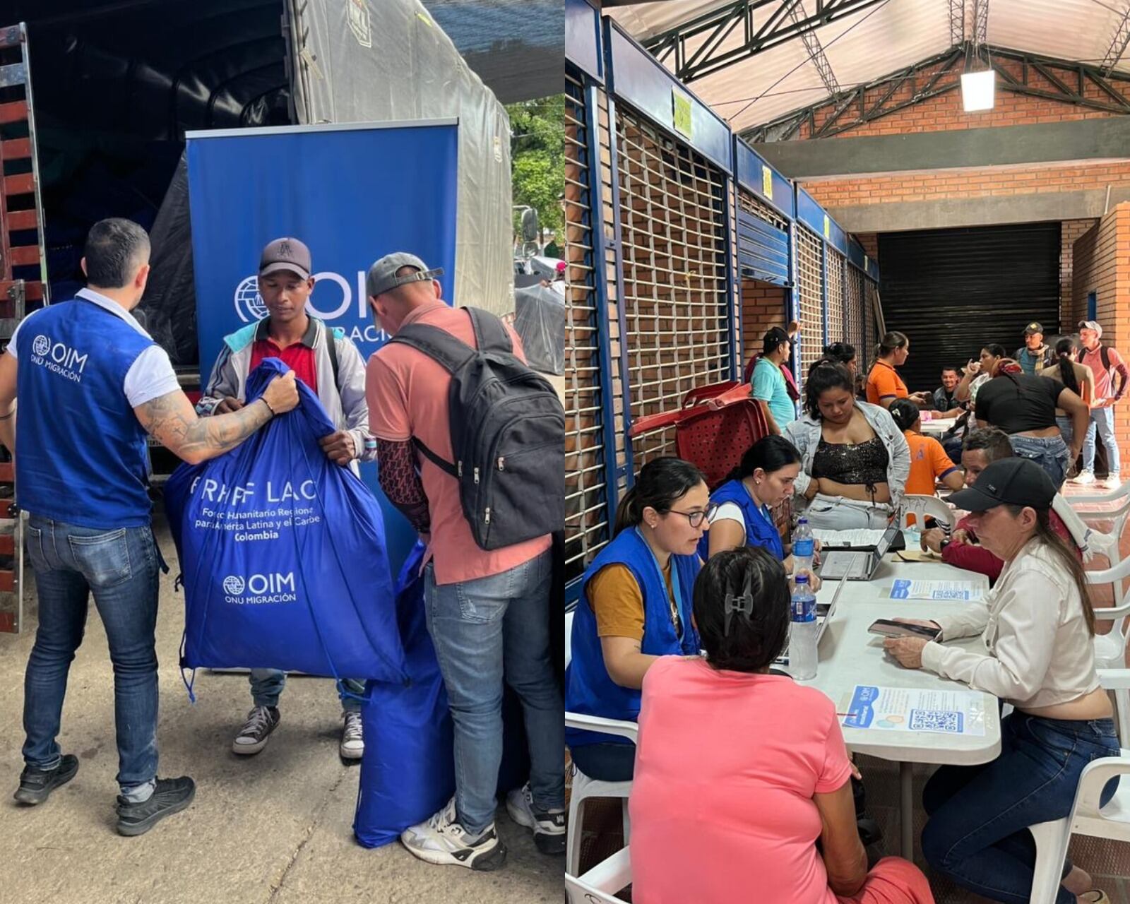 Ayuda humanitaria de Emergencia por parte de la Organización Internacional para las Migraciones