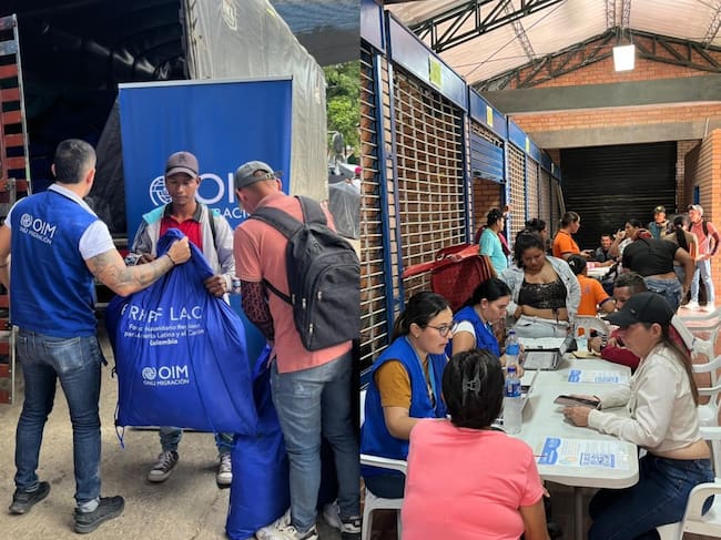 Ayuda humanitaria de Emergencia por parte de la Organización Internacional para las Migraciones