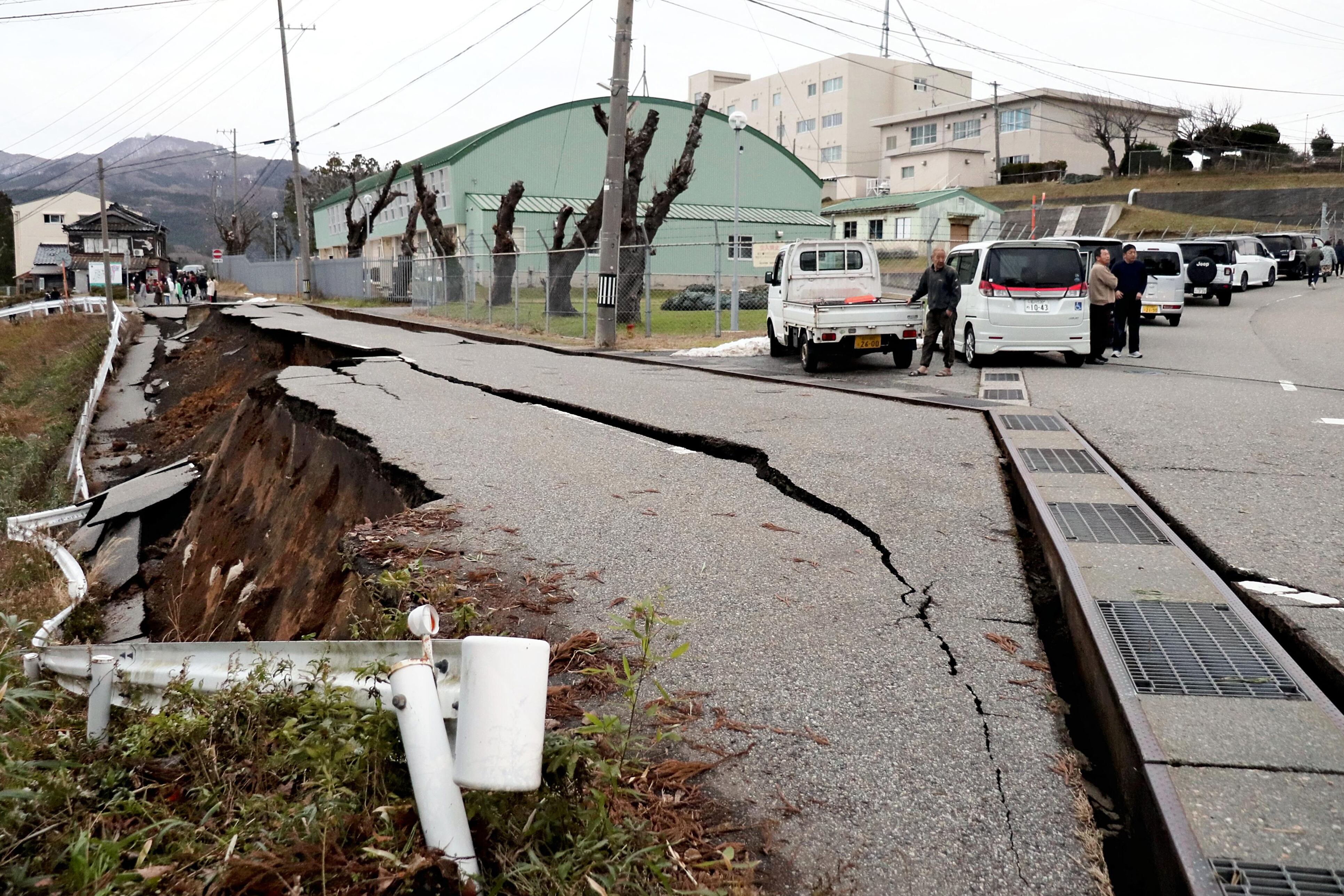 Terremoto en Japón 1 enero 2024. (Photo by Yusuke FUKUHARA / Yomiuri Shimbun / AFP) / Japan OUT / NO ARCHIVES - MANDATORY CREDIT: Yomiuri Shimbun