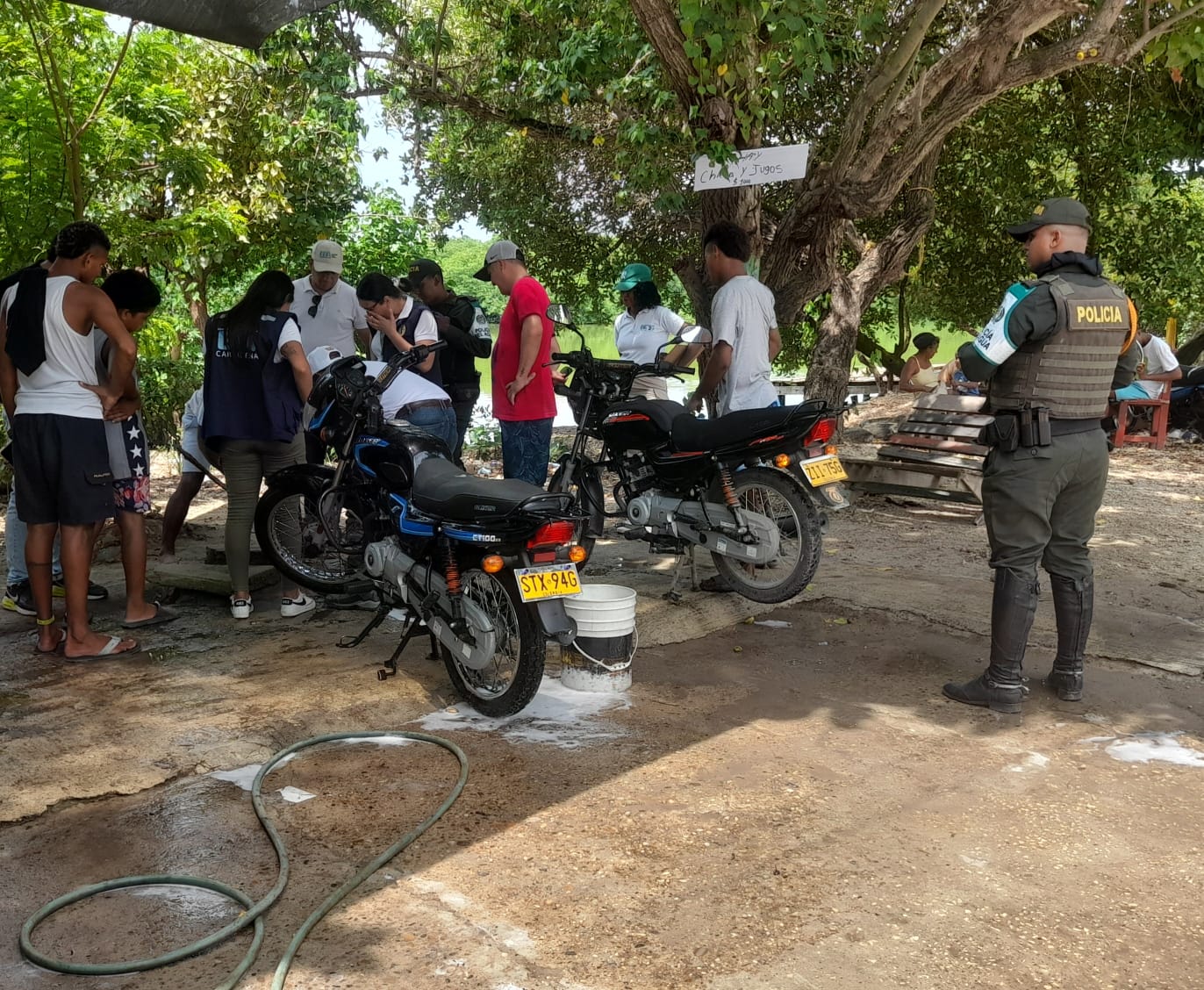 Suspenden actividades de lavadero que vertía aguas al caño Juan Angola