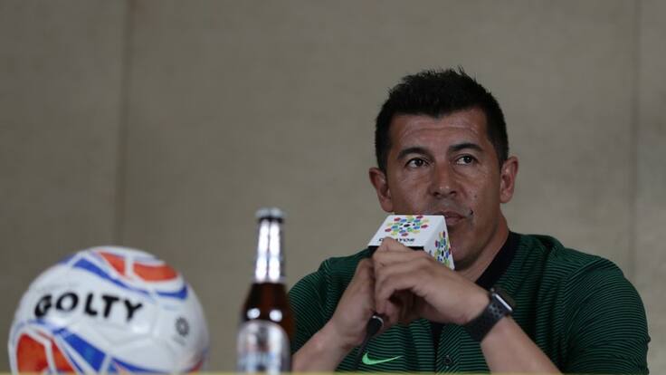 Jorge Almirón, técnico de Nacional