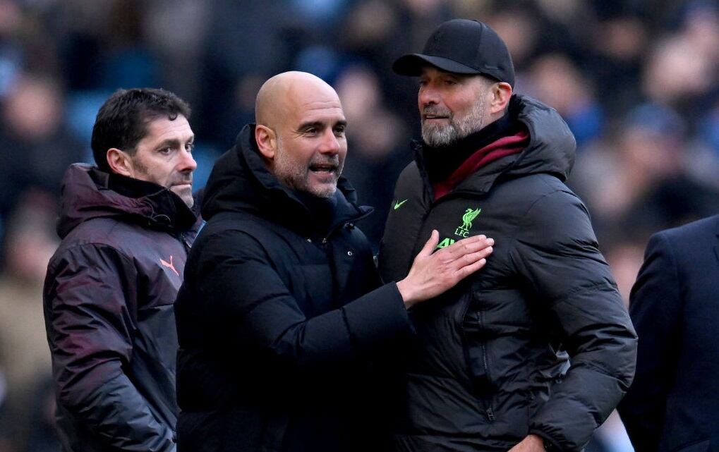 Jürgen Klopp y Pep Guardiola, un histórico enfrentamiento / Getty Images