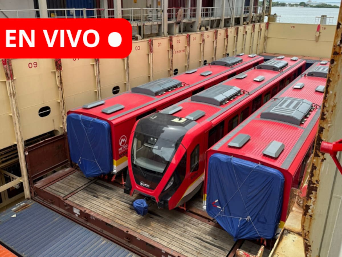 🔴EN VIVO | Primer tren del metro de Bogotá llega a Colombia: transmisión directa y últimas noticias