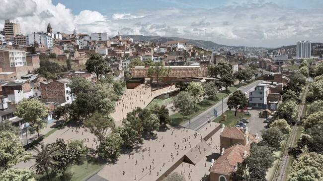 Diseños de la sede del SENA en el antiguo terminal de Tunja / Cortesía: SENA.