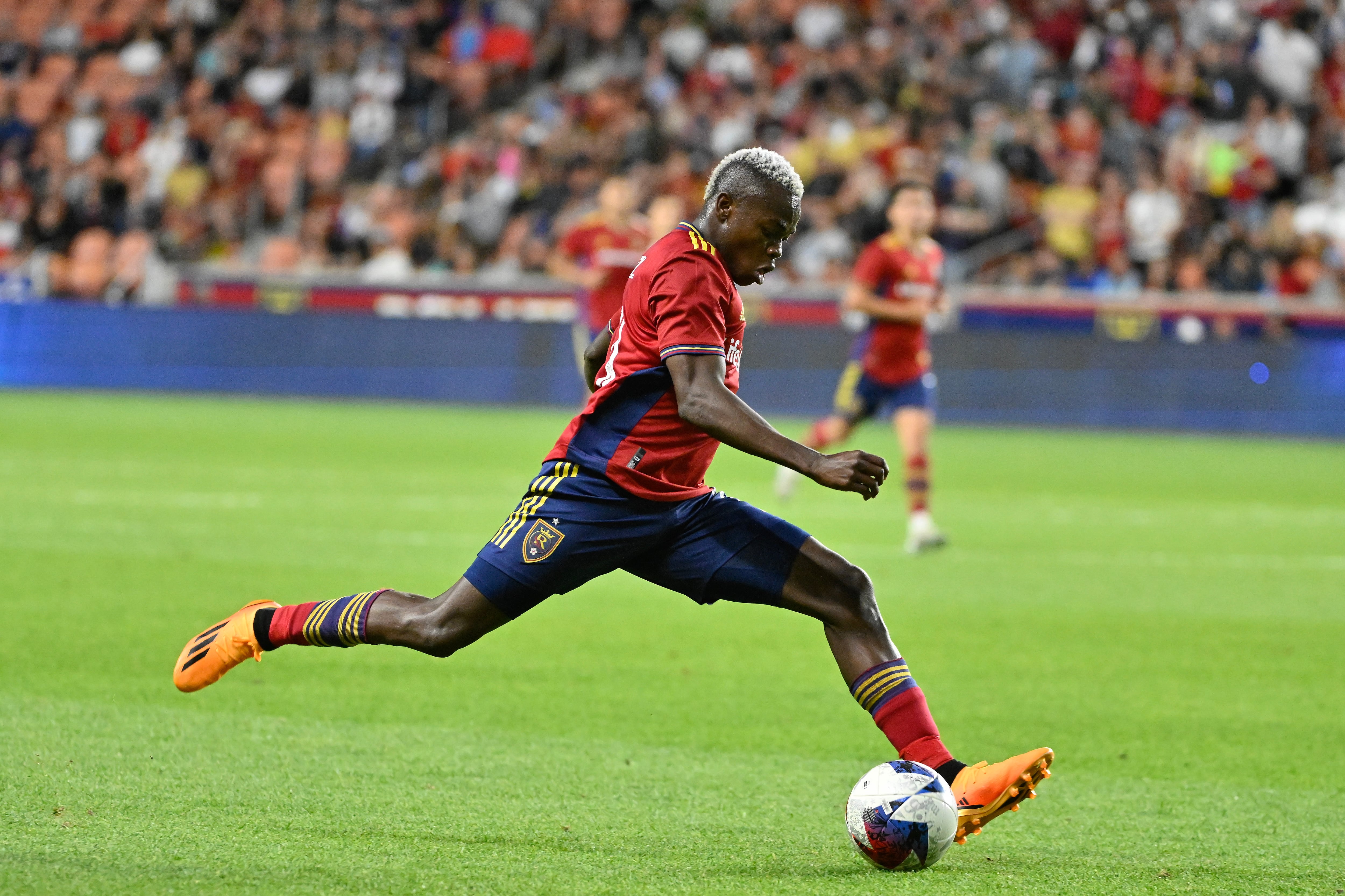 Carlos Gómez, delantero colombiano del Real Salt Lake. (Photo by Alex Goodlett/USSF/Getty Images for USSF)