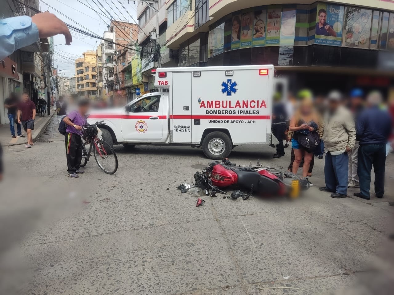 Preocupación por accidentalidad en la frontera colombo ecuatoriana. | Foto: Bomberos Ipiales.