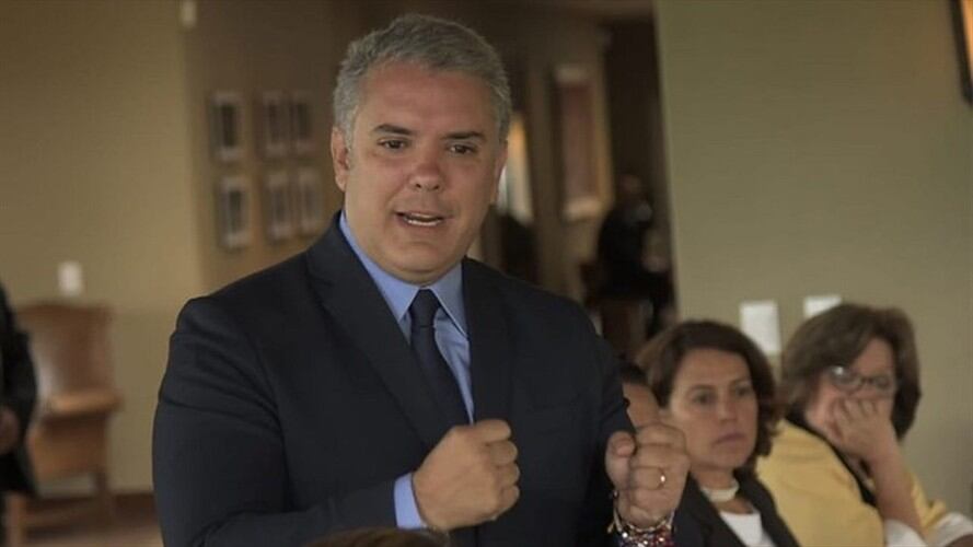 No estoy de acuerdo con búsqueda de cese el fuego bilateral si siguen actos deplorables: Duque. Foto: Colprensa