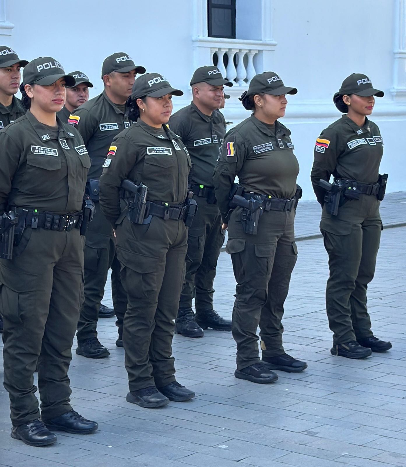 Además llegó un refuerzo de 20 policías enviados desde el nivel central realizará patrullajes urbanos. Crédito: Policía Nacional.