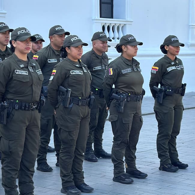 Además llegó un refuerzo de 20 policías enviados desde el nivel central realizará patrullajes urbanos. Crédito: Policía Nacional.