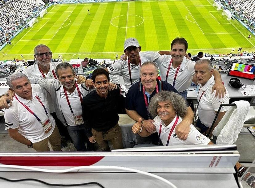 Carlos Valderrama trabaja en el Mundial de Qatar 2022 / Instagram: pibevalderramap
