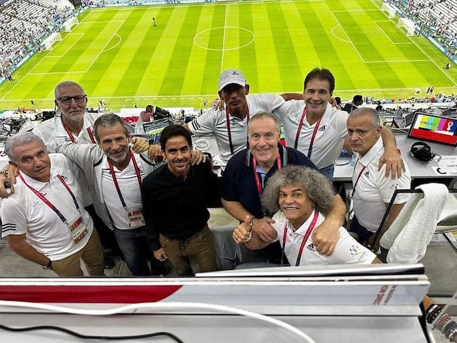 Carlos Valderrama trabaja en el Mundial de Qatar 2022 / Instagram: pibevalderramap