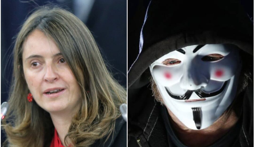 Paloma Valencia afirma que anonymous Colombia filtró sus datos