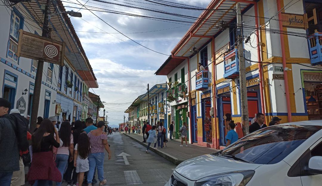 La Calle del tiempo detenido en Filandia, Quindío.