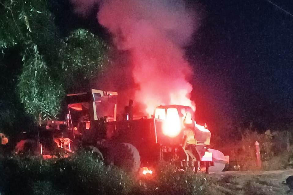 Seis maquinas fueron destruidas por hombres armados en Zipacoa, norte de Bolívar