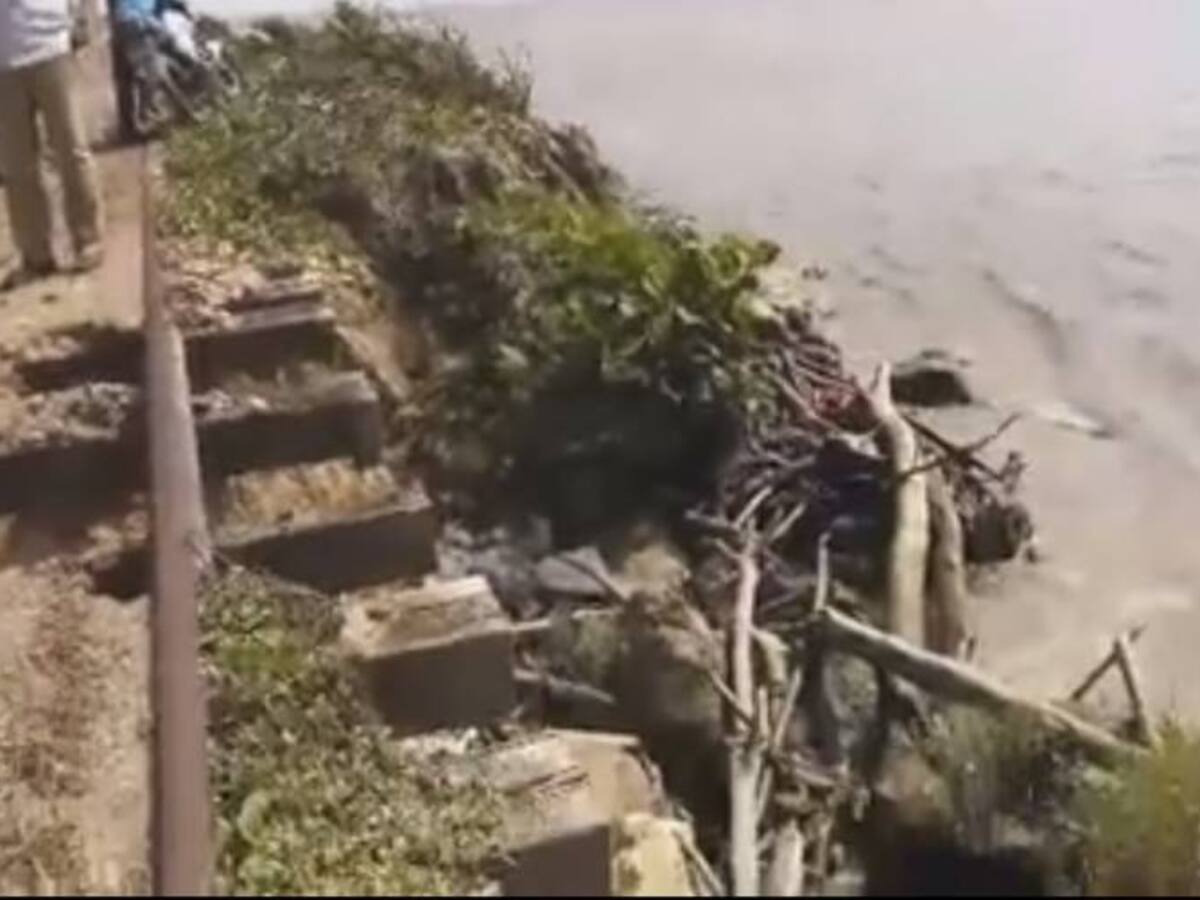 Preocupación en Barranquilla por rupturas en tajamar occidental