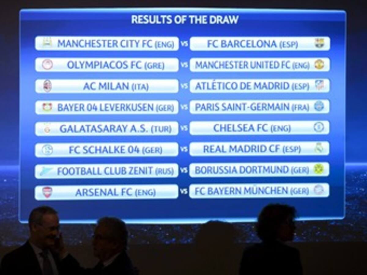 Man. City-Barcelona y Arsenal-B. Munich, los más destacados en octavos