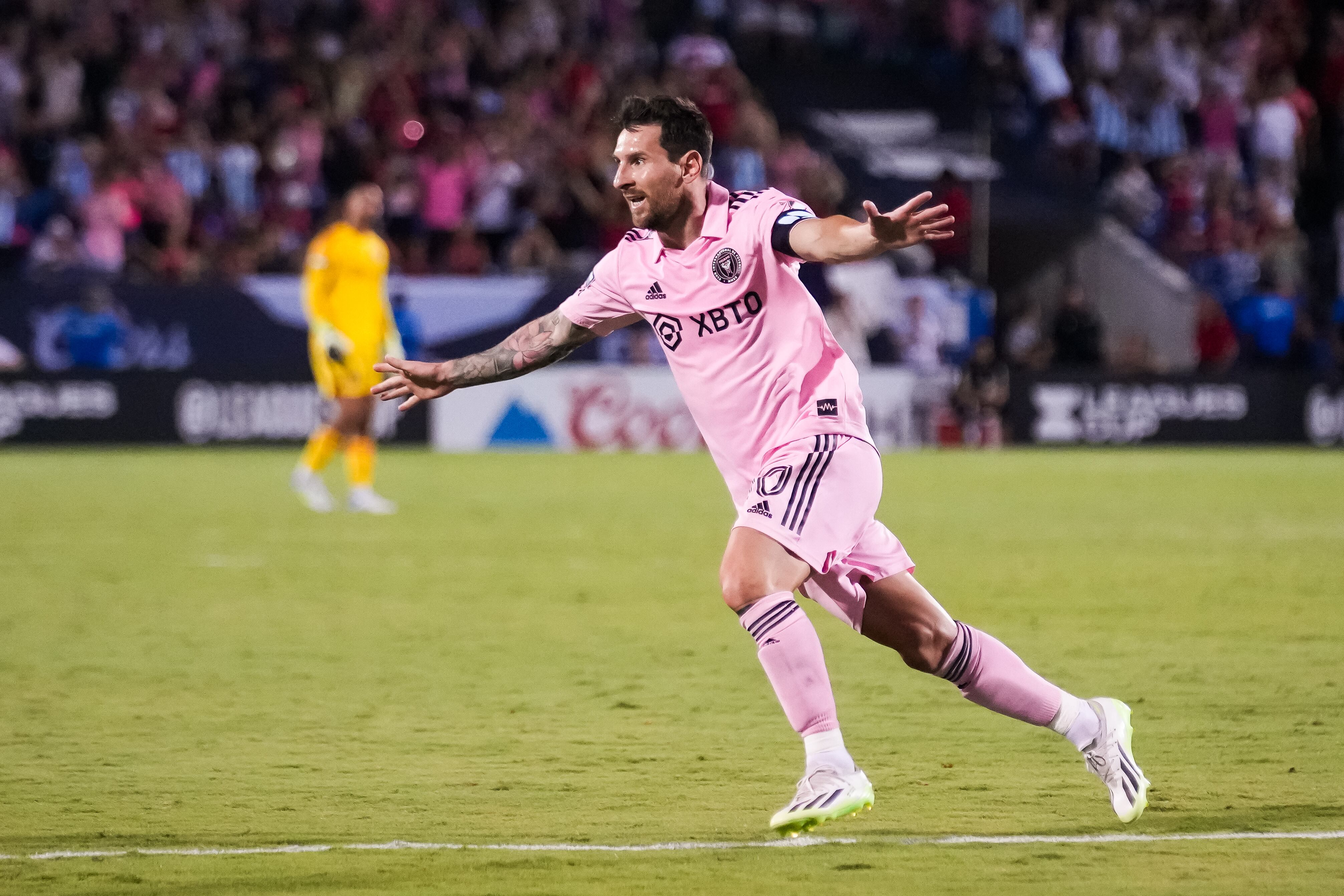 Lionel Messi, delantero del Inter Miami. (Photo by Alex Bierens de Haan/Getty Images)