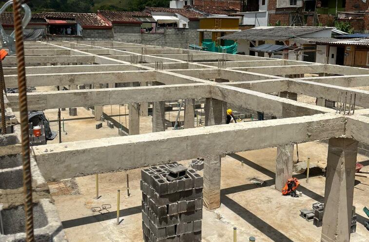 Recuperación de hospitales en Antioquia. Foto: cortesía Gobernación de Antioquia.