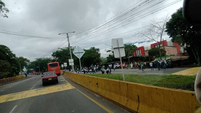 Vía al sector de Picaleña