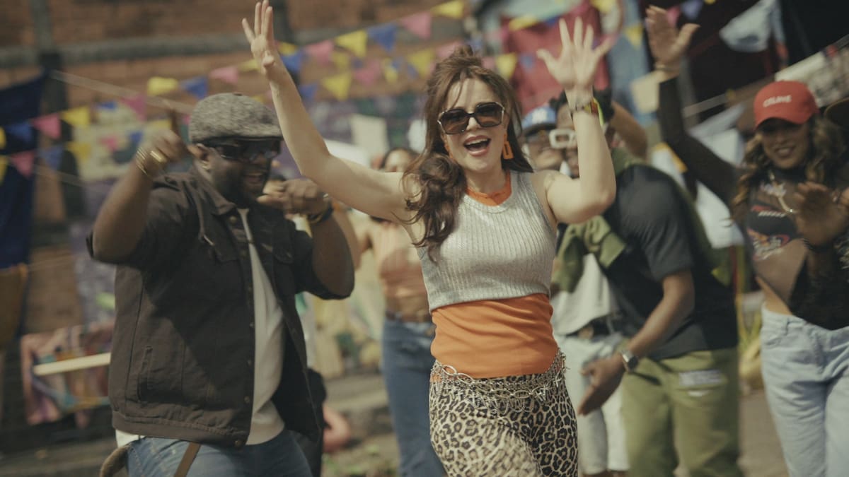 Flora Martínez con Basta Mamá