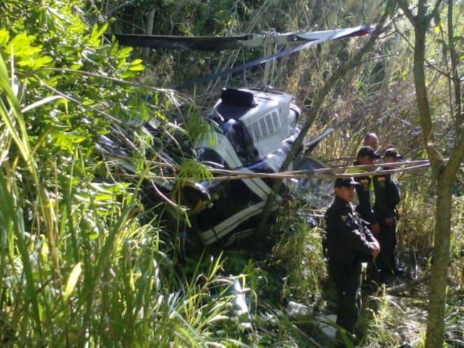 Copiloto de helicóptero accidentado es atendido en el Hospital de Soatá, Boyacá