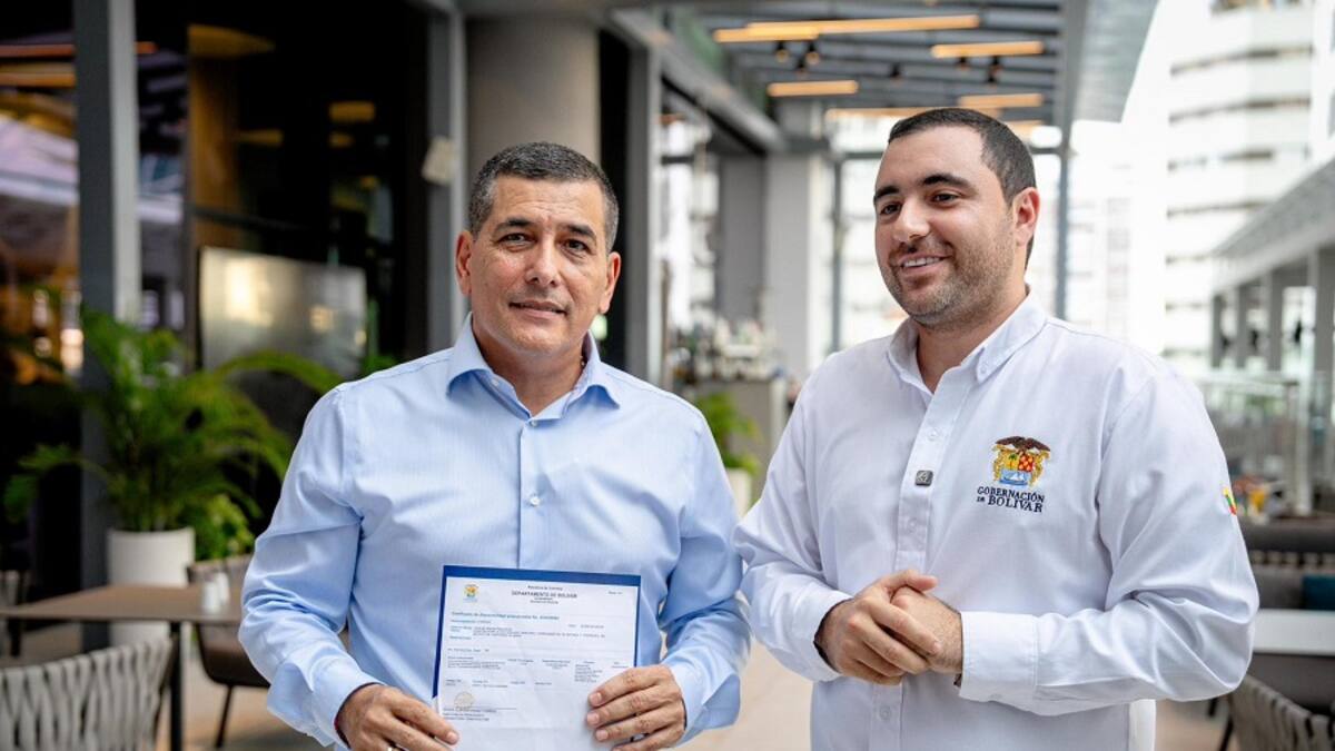 Gobernador Arana asegura $20.000 millones para alcantarillado de Bayunca y Pontezuela